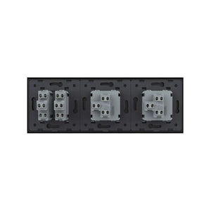 Livolo | Noir | 1+1+2 | Marche/Arrêt | Changer | Interrupteur à bascule Livolo Nederland B.V.