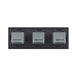 Livolo | Zwart | 1+1+2 | Puls | 12 of 24V DC | Schakelaar Livolo Nederland B.V.
