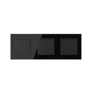 Livolo | Zwart | 1+2+2 | Aan/Uit | Wissel | Wipschakelaar Livolo Nederland B.V.