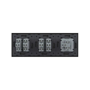 Livolo | Noir | 1+2+2 | Marche/Arrêt | Changer | Interrupteur à bascule Livolo Nederland B.V.