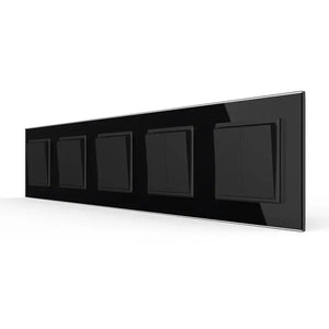 Livolo | Zwart | 1+2+2+2+2 | Aan/Uit | Wipschakelaar Livolo Nederland B.V.