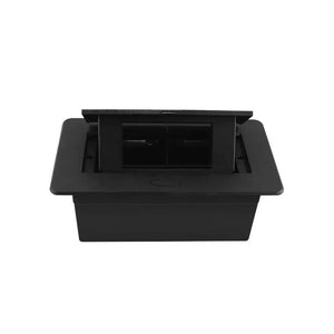 Livolo | Zwart | 2 | Pop-Up stekkerdoos | Push | Inbouw | Leeg Livolo Nederland B.V.