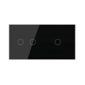 Livolo | Zwart | 2+1 | Puls | 12 of 24V DC | Schakelaar Livolo Nederland B.V.