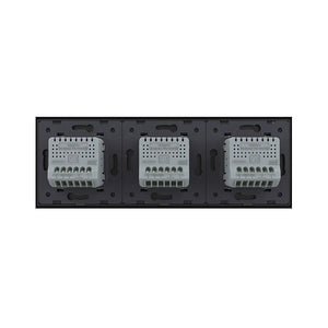 Livolo | Zwart | 2+2+2 | Puls | 12 of 24V DC | Schakelaar Livolo Nederland B.V.