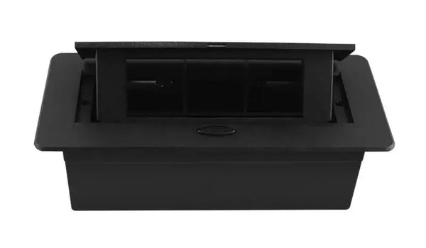 Livolo | Zwart | 3 | Pop-Up Stekkerdoos | Push | Inbouw | Stopcontacten + Dubbele USB-C Oplader - Wit Livolo Nederland B.V.