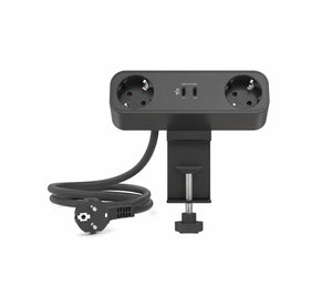 Livolo | Noir | Multiprise de bureau | Double prise + double chargeur USB-C Livolo Nederland B.V.