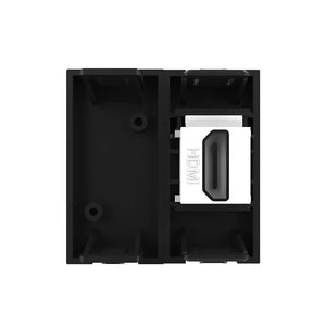 Livolo | Zwart | SR | HDMI aansluiting | Blindplaat Livolo Nederland B.V.