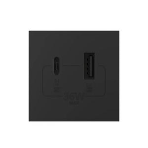 Livolo | Noir | SR | Module | Chargeur USB + USB-C Livolo Nederland B.V.