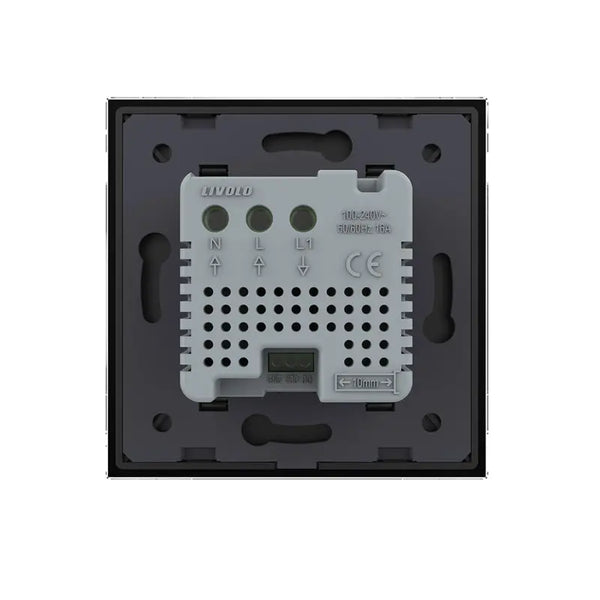 Livolo | Zwart | SR | Thermostaat voor stadsverwarming | Smart home Livolo Nederland