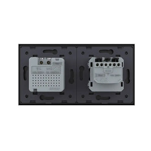 Livolo | Zwart | SR+SR | Wandcontactdoos | Bewegingsmelder | Aan/Uit Livolo Nederland B.V.