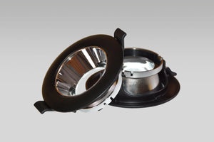 Luminaire GU10 | Noir - Chromé | Inclinable et réglable | Spot encastré | Rond | ø 76mm Livolo Nederland B.V.