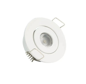 Mini Inbouwspot | Wit | Kantelbaar en Richtbaar | IP44 | Rond Livolo Nederland B.V.