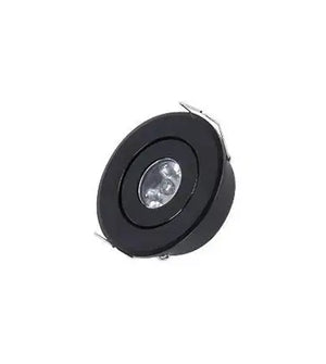 Mini Inbouwspot | Zwart | Kantelbaar en Richtbaar | IP44 | Rond Livolo Nederland B.V.