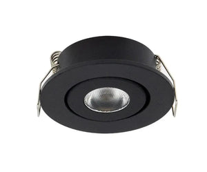 Mini Inbouwspot | Zwart | Kantelbaar en Richtbaar | IP44 | Rond Livolo Nederland B.V.