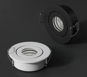 Mini Inbouwspot | Zwart | Kantelbaar en Richtbaar | IP44 | Rond | ø 45mm Livolo Nederland B.V.