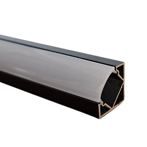 Profiel | Inbouw | 1 Meter | Hoek | Zwart | 16 x 16 | COB ledstrip Livolo Nederland B.V.