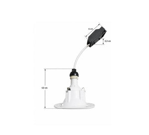 Trimless inbouwspot | Wit | Verdiept | GU10 fitting | IP65 | ø 83mm Livolo Nederland B.V.
