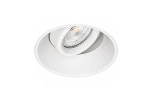 Trimless inbouwspot | Wit | Verdiept | Kantelbaar | GU10 fitting | Rond | ø 83mm Livolo Nederland B.V.
