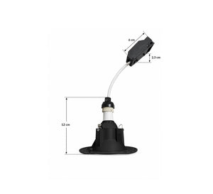 Trimless inbouwspot | Zwart | Verdiept | GU10 fitting | IP65 | ø 83mm Livolo Nederland B.V.
