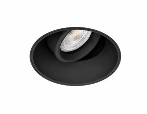Trimless inbouwspot | Zwart | Verdiept | Kantelbaar | GU10 fitting | Rond | ø 83mm Livolo Nederland B.V.