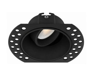 Trimless inbouwspot | Zwart | Verdiept | Kantelbaar | GU10 fitting | Rond | ø 83mm Livolo Nederland B.V.