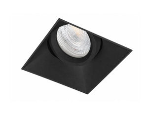 Spot encastrable sans garniture | Noir | Approfondi | Inclinable | Raccord GU10 | Carré | ▢ 83 mm Livolo Nederland B.V.