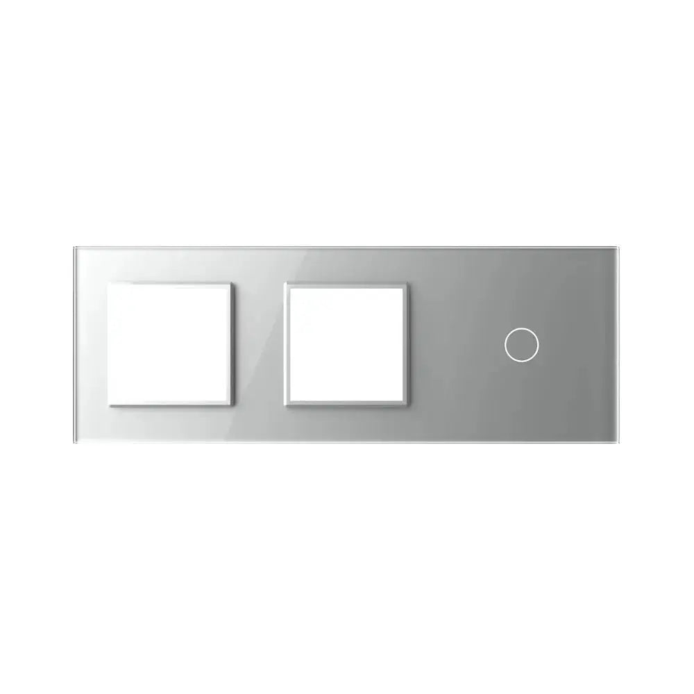 Construisez-le vous-même | Gris | Cadre de couverture | SR+SR+1 Livolo Nederland B.V.