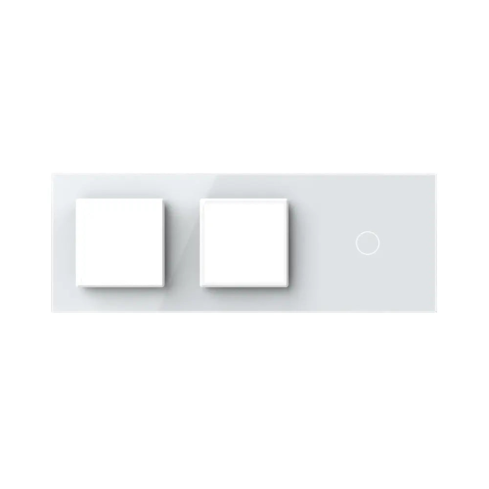 Construisez-le vous-même | Blanc | Cadre de couverture | SR+SR+1 Livolo Nederland B.V.