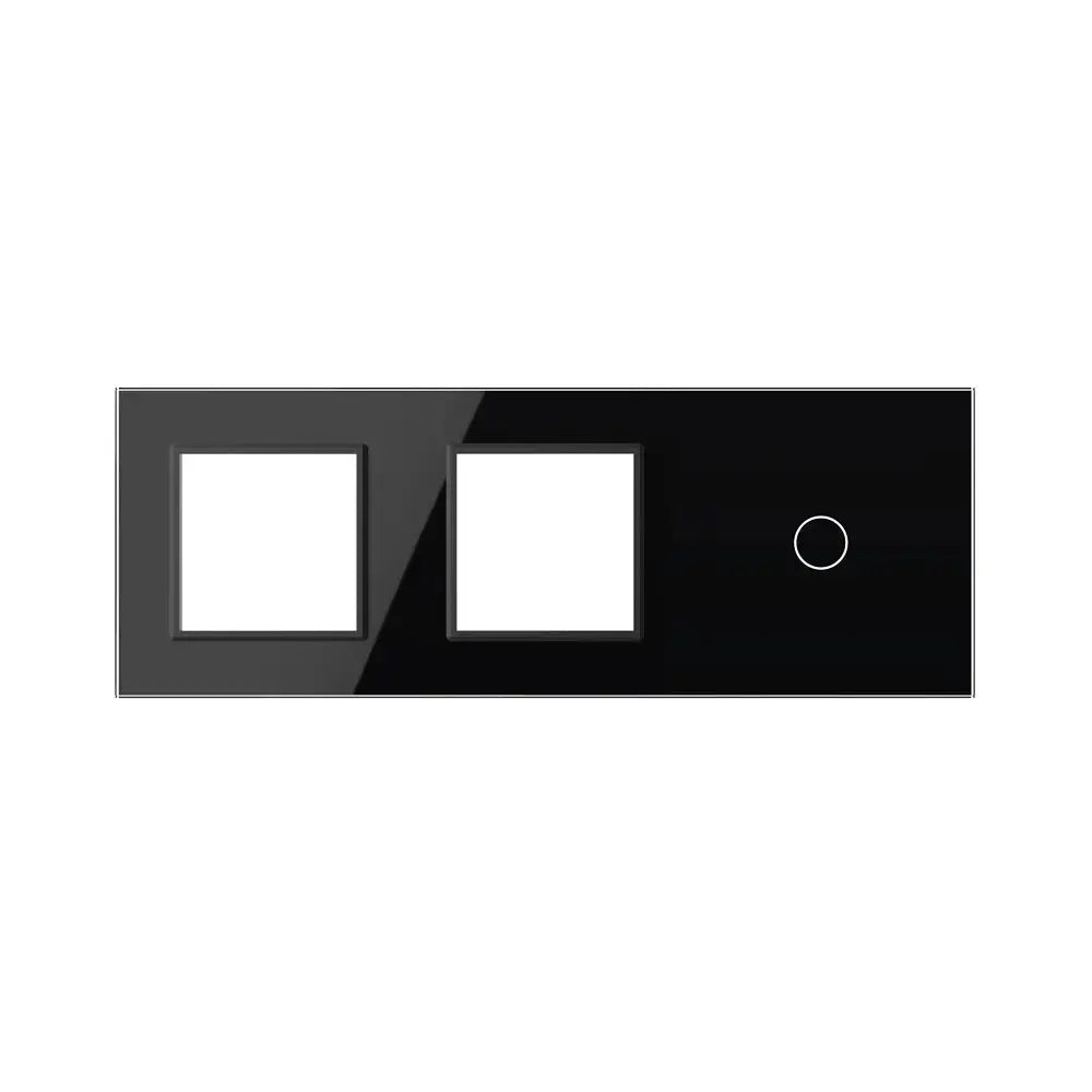 Construisez-le vous-même | Noir | Cadre de couverture | SR+SR+1 Livolo Nederland B.V.