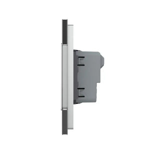 Livolo | Grijs | SR+SR+SR | Wandcontactdoos | Zonder randaarde Livolo Nederland B.V.