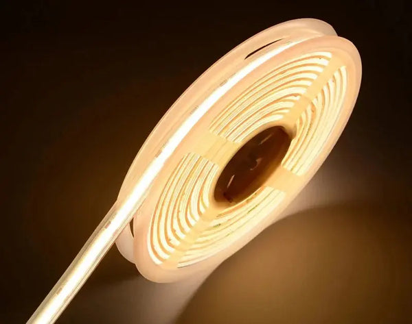 1 Meter | COB | Ledstrip | Warm wit | 10mm | Dimbaar | 24V- Female connector | IP67 Livolo Nederland
