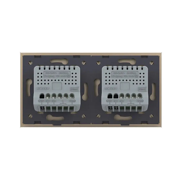 Livolo | Goud | 1+2 | Aan/Uit | Wisselschakelaar | Smart Home Livolo