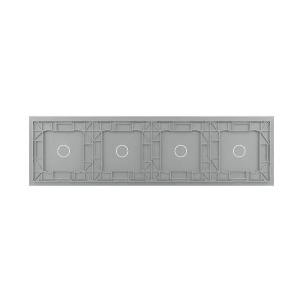 Livolo | Grijs | 1+1+1+1 | Glasplaat | Touchschakelaar Livolo Nederland B.V.
