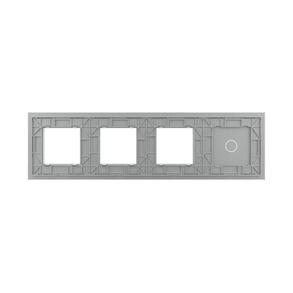 Livolo | Grijs | 1+SR+SR+SR | Glasplaat | Combinatie Livolo Nederland B.V.