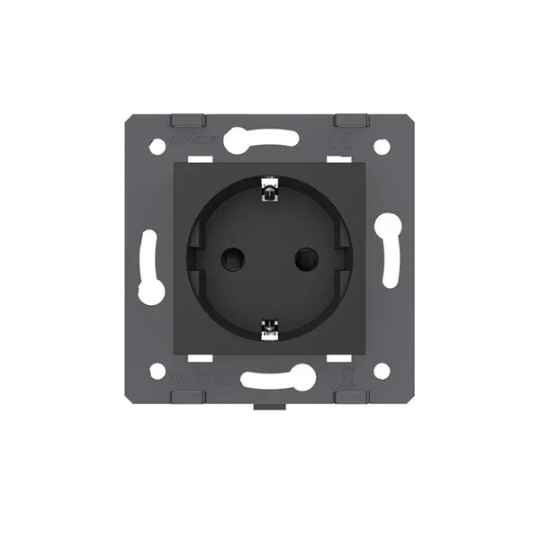 Livolo | Zwart | SR | Module | Wandcontactdoos Livolo Nederland BV