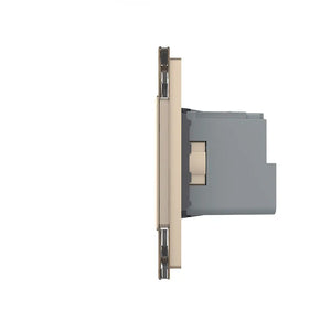 Livolo | Goud | SR+SR+SR | Wandcontactdoos | Smart Home Livolo Nederland B.V.