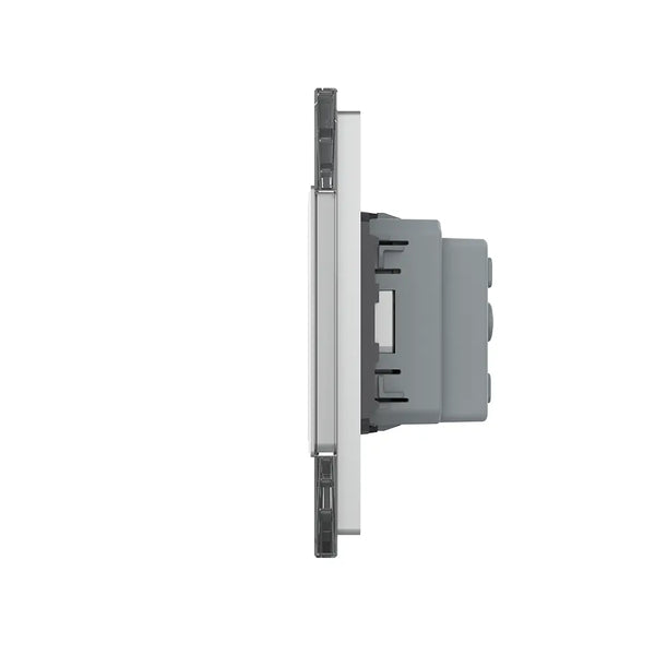Livolo | Grijs | SR+SR+SR+SR+SR | Wandcontactdoos | Type FR Livolo Nederland