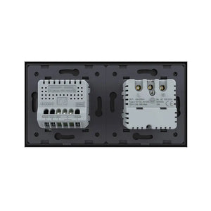 Livolo | Noir | RS+1 | Marche/Arrêt | Prise murale + Chargeur USB-C | Commutateur Livolo Nederland B.V.