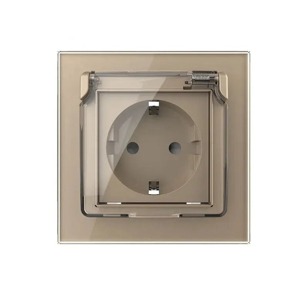 Livolo | Goud | SR | Wandcontactdoos | IP44 Livolo Nederland B.V.