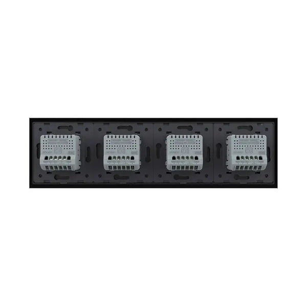 Livolo | Zwart | 1+1+1+1 | Aan/Uit | Schakelaar | Smart Home Livolo Nederland B.V.