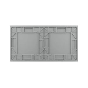 Livolo | Grijs | 0+0 | Glasplaat | Blindplaat Livolo Nederland B.V.