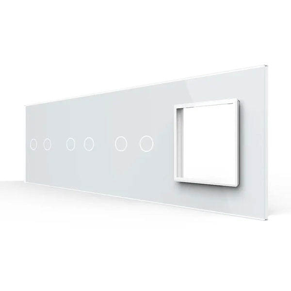 Livolo | Wit | 2+2+2+SR | Glasplaat | Combinatie Livolo Nederland B.V.