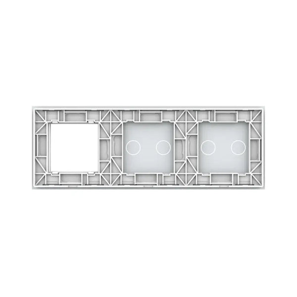 Livolo | Wit | 2+2+SR | Glasplaat | Combinatie Livolo Nederland B.V.