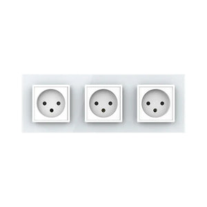 Livolo | Wit | SR+SR+SR | Wandcontactdoos | Zonder randaarde Livolo Nederland B.V.