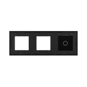 Livolo | Zwart | 1+SR+SR | Glasplaat | Combinatie Livolo Nederland B.V.