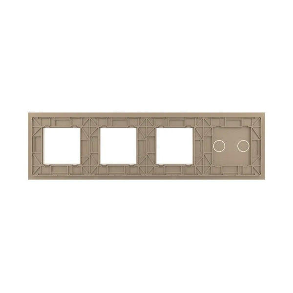 Livolo | Goud | 2+SR+SR+SR | Glasplaat | Combinatie Livolo Nederland B.V.