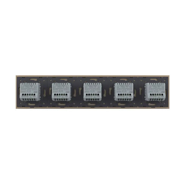 Livolo | Goud | SR+SR+SR+SR+SR | Slide-Dimmer | Smart Home Livolo Nederland B.V.