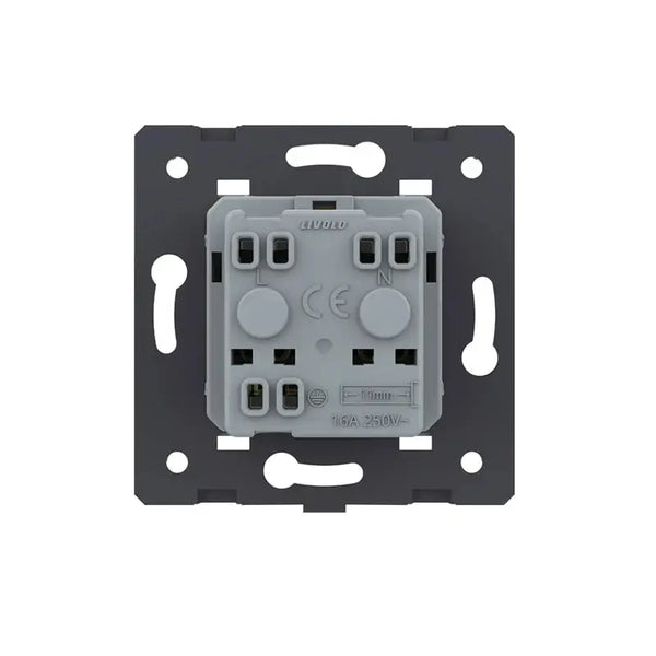 Livolo | Zwart | SR | Module |  FR wandcontactdoos Livolo Nederland B.V.
