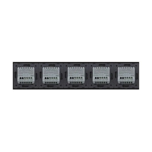 Livolo | Zwart | 1+1+1+1+1 | Dimmer | Wisselschakelaar Livolo Nederland B.V.