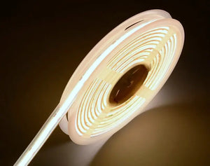 3 Meter | COB | Ledstrip | Helder wit | 10mm | Dimbaar | 24V- Female connector | IP67 Livolo Nederland